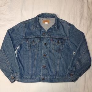 Vintage 70s Levi's Type 3 Trucker Denim 2 Pocket Jacket 70505 Made in USA
